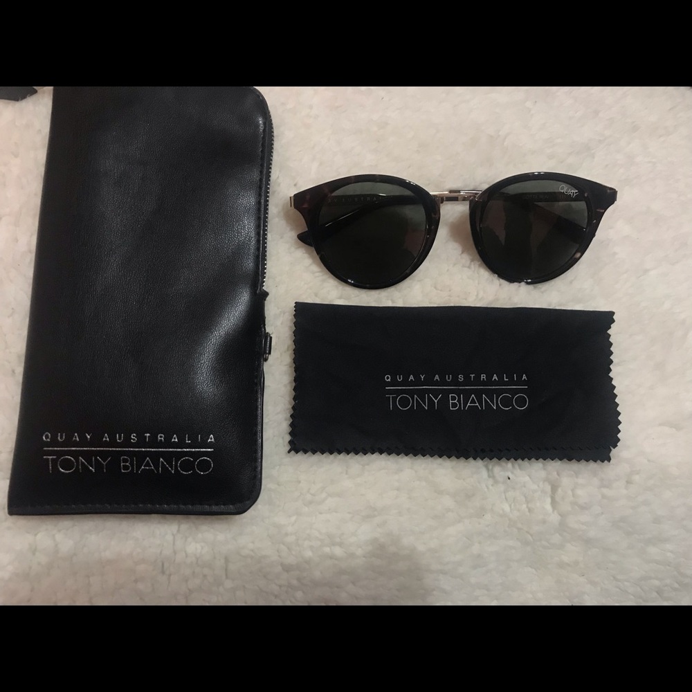 Quay Australia Gotta Run Sunglasses Tortoise Shell